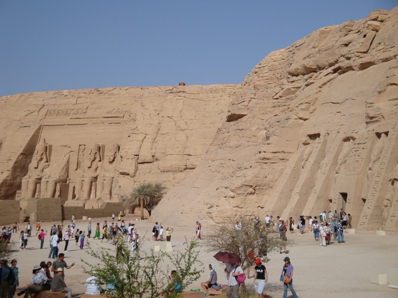 Interior gallery of the Grand Egyptian Museum in Giza